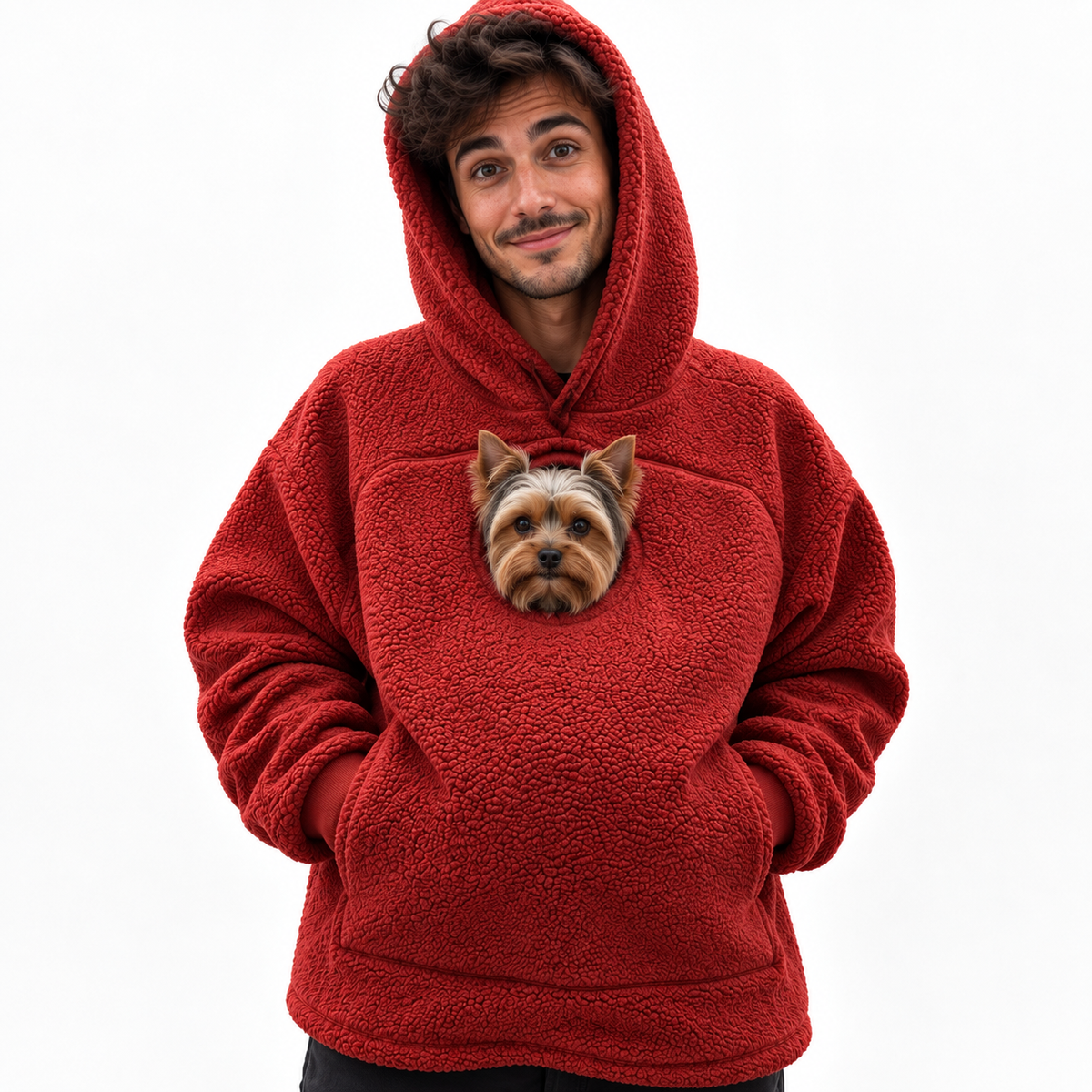 Sudadera con bolsillo para mascota