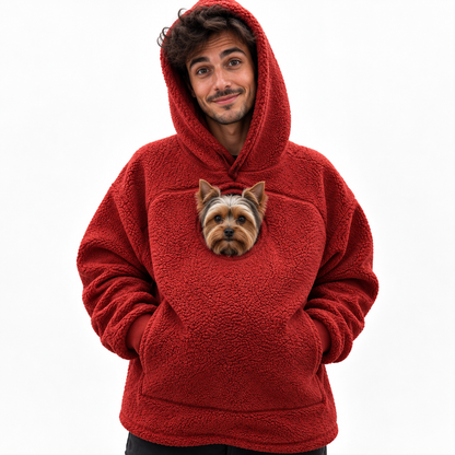 Sudadera con bolsillo para mascota