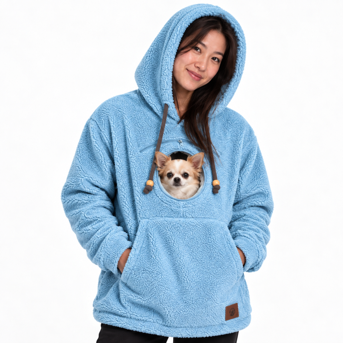Sudadera con bolsillo para mascota