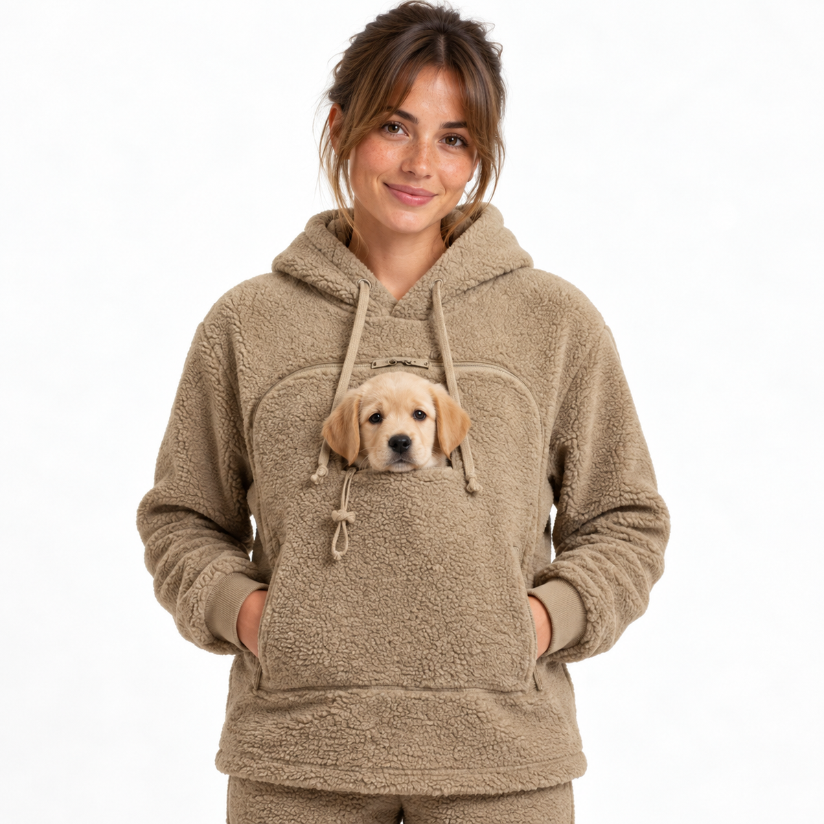Sudadera con bolsillo para mascota