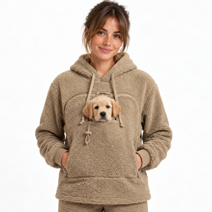 Sudadera con bolsillo para mascota