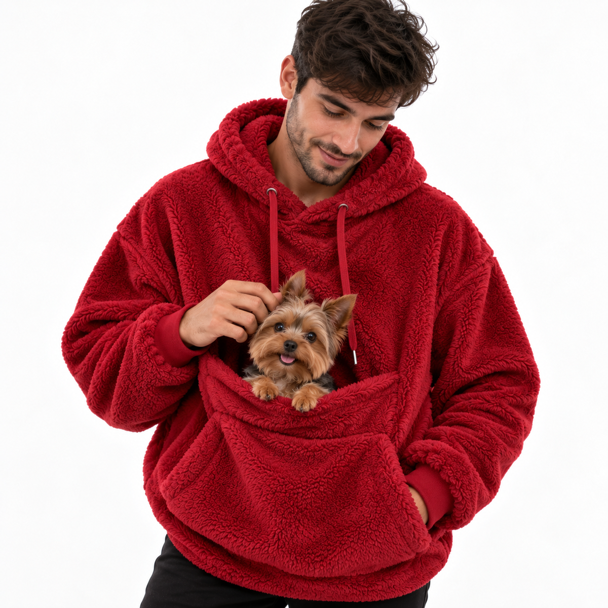 Sudadera con bolsillo para mascota